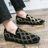 Elegant Italian Designer Moccasin Loafers for Men - Formal Suede Slip-On Party Shoes with Pointed Toe and Comfortable PU Insole
